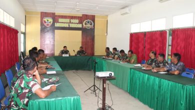Rapat Makodim untuk persiapan kegiatan Volley Ball Danrem Cup